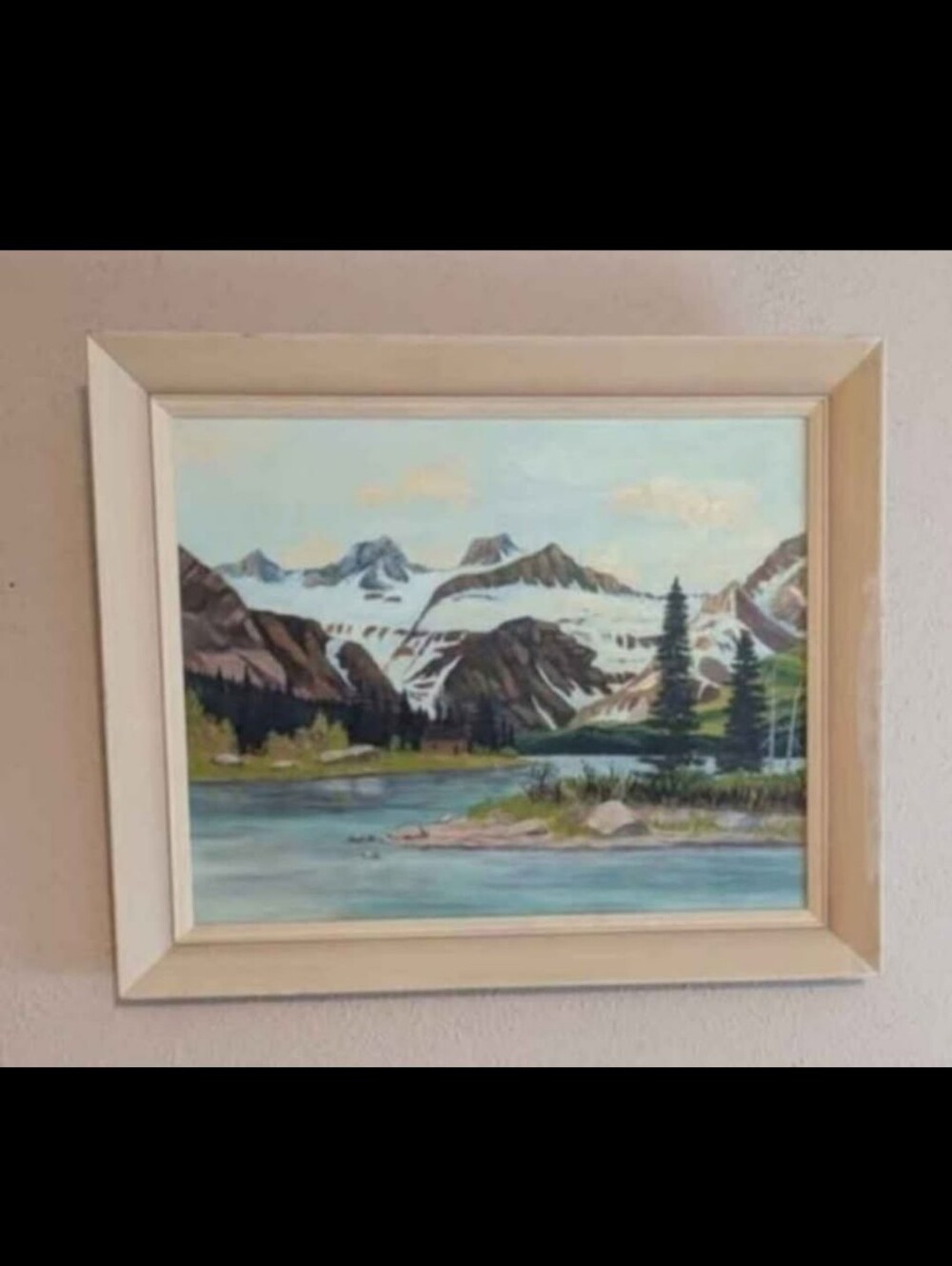 Ice Fields Parkway Mountain Painting